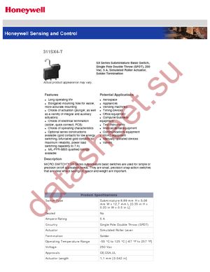 311SX4-T datasheet  